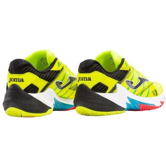 Joma WPT Open 2209 Tenis Amarelo Fluorescente Preto