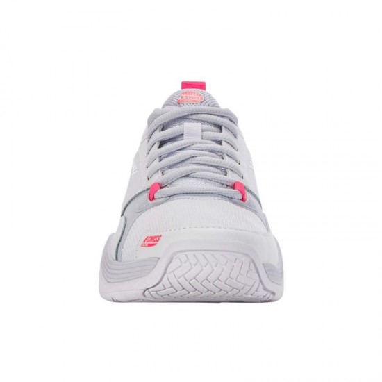 Scarpe Kswiss Speedex Padel Bianco Rosa Neon Donna