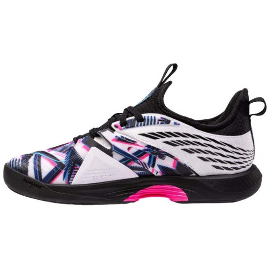 Scarpe Kswiss Speedtrac Padel Bianco Nero Rosa Neon