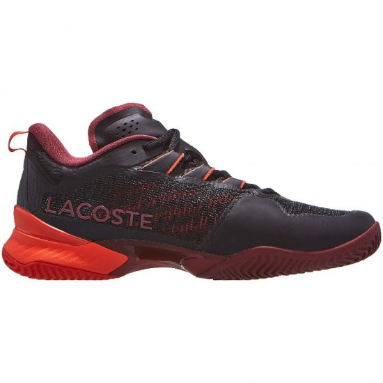 Lacoste AG-LT23 Scarpe Ultra Terra Battuta Nero Borgogna