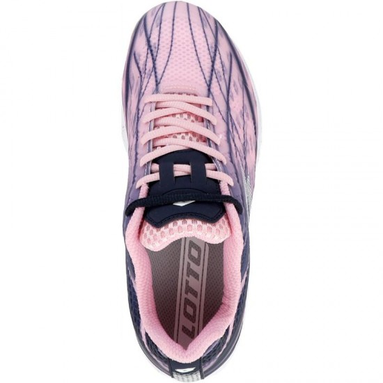 Sapatos Lotto Mirage 300 Argila Rosa Branco Marinha Azul