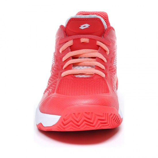 Scarpe Lotto Mirage 300 Red Fluor White Salmon Donna