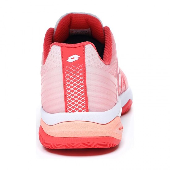 Scarpe Lotto Mirage 300 Red Fluor White Salmon Donna