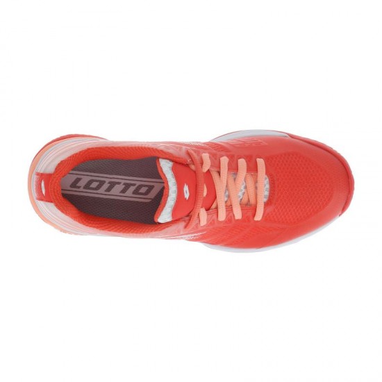 Scarpe Lotto Mirage 300 Red Fluor White Salmon Donna