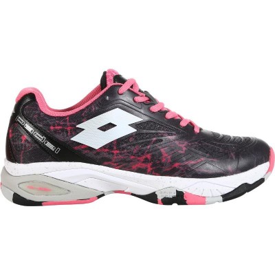 Tenis Lotto Superrapida 200 IV Fucsia Preta Feminina