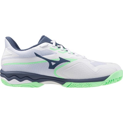 Mizuno Wave Exceed Light 2 Clay Branco Verde Azul Tenis