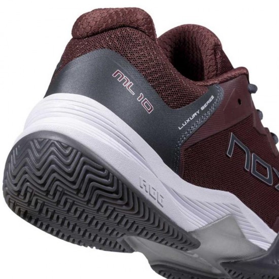 Scarpe Nox ML10 Hexa Maroon Grigio Canna di Fucile