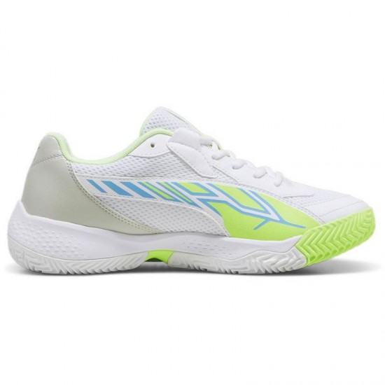 Puma Nova Court Bianco Blu Verde Sneakers