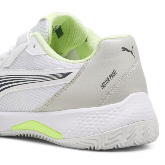 Puma Nova Court Bianco Blu Verde Sneakers