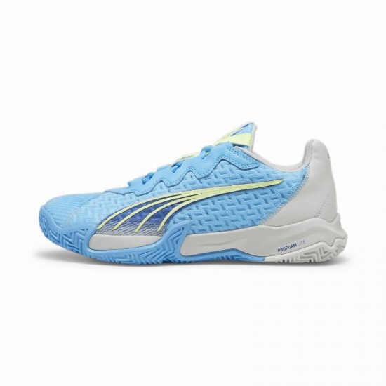 Scarpe Puma Nova Elite Blu Giallo Grigio