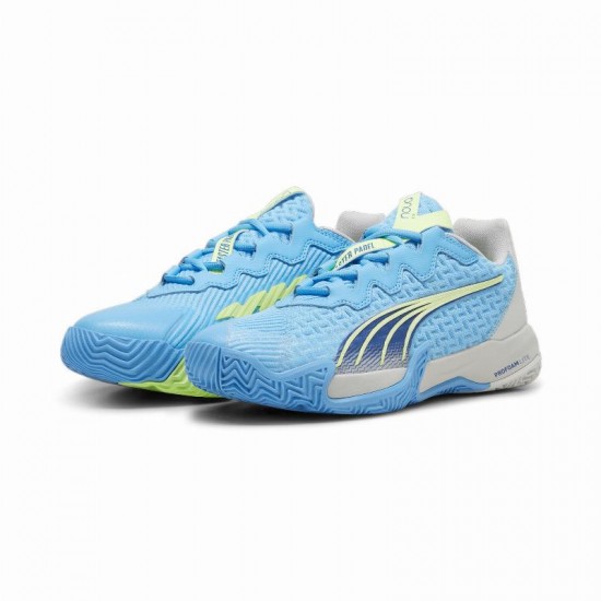 Scarpe Puma Nova Elite Blu Giallo Grigio