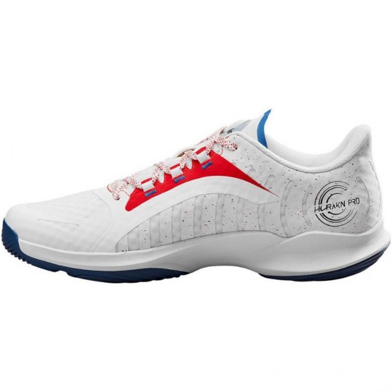 Scarpe Wilson Hurakn Pro Bianca Rosso Blu