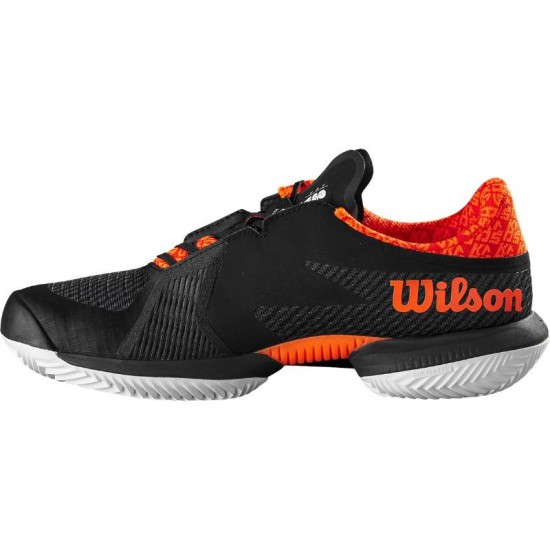 Wilson Kaos Swift 1.5 Clay Black Orange Sneakers