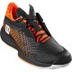 Wilson Kaos Swift 1.5 Clay Black Orange Sneakers