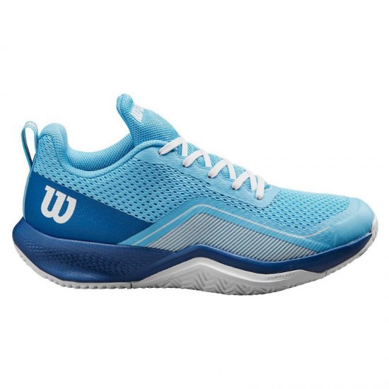 Scarpe Wilson Rush Pro Lite Royal Blue Sky Bianco Donna