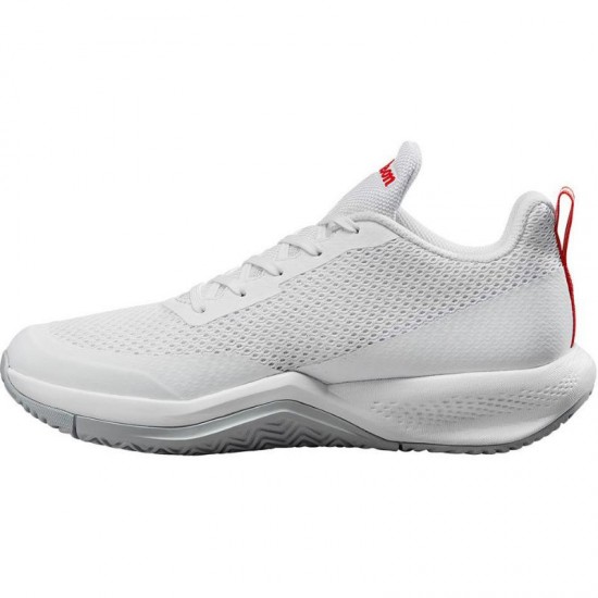 Scarpe Wilson Rush Pro Lite Bianco Blu Perla Rosso Donna