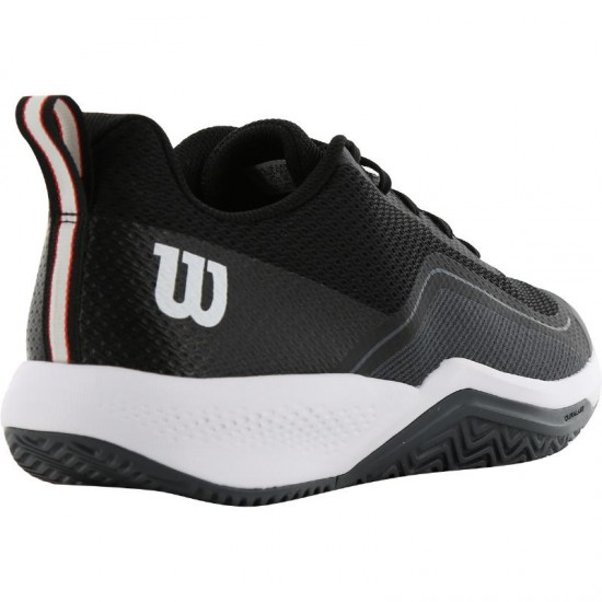 Scarpe Wilson Rush Pro Lite Nero Rosso Bianco